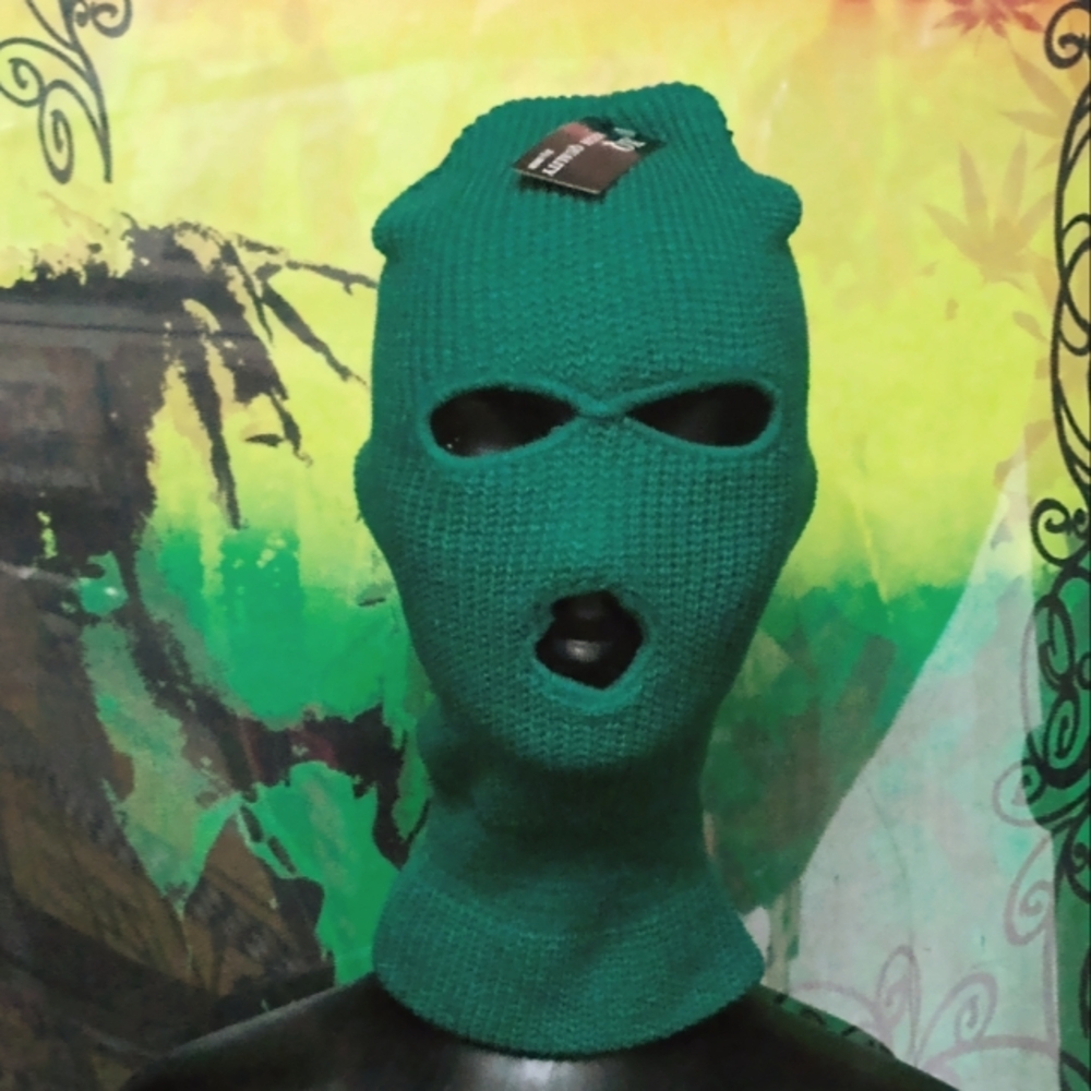 Ski Mask 3 Holes Eyes +Mouth ❄️One Size Fits All 💚